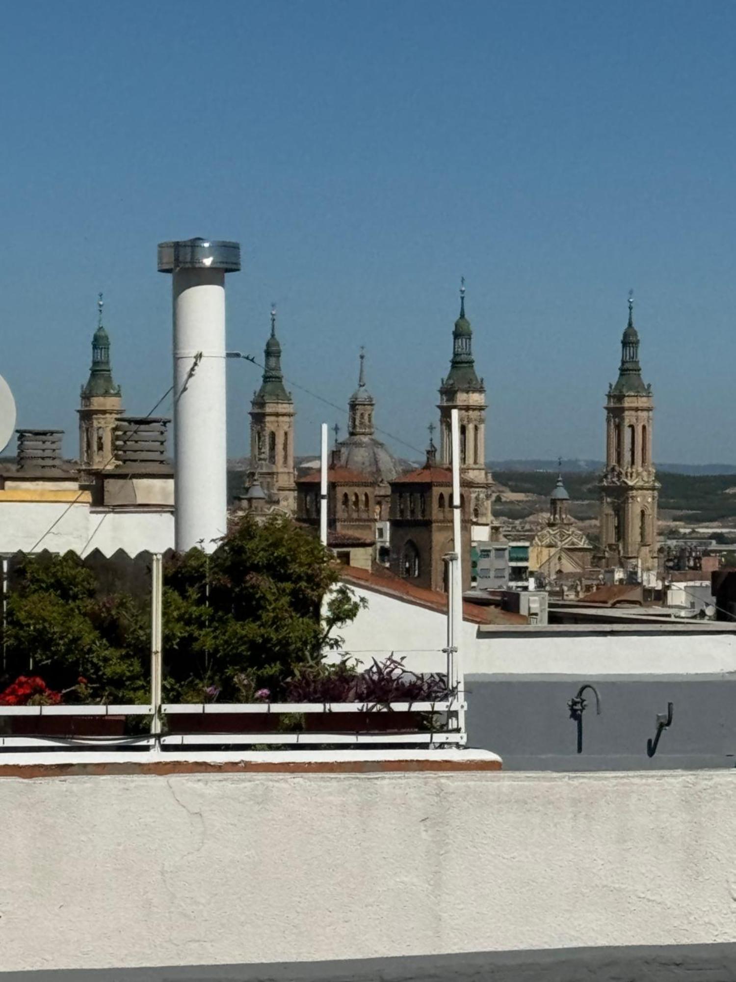Апартаменты Atico Centro Sol Y Vistas Сарагоса Экстерьер фото